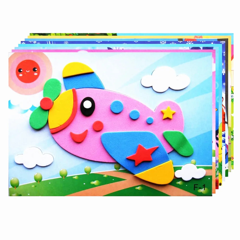بطاقات فوم تشكيلية للأطفال ✂️🎨