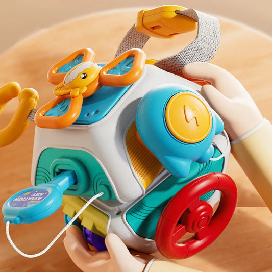 مكعب المهارات للأطفال 🧠 - ألعاب فك وتركيب لتنمية ذكاء الأصابع والعقل 🧩👶